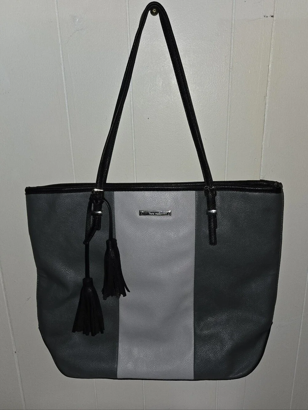 Set/2 Nine West It Girl Tote Bag & No Name Leopard Print Bag